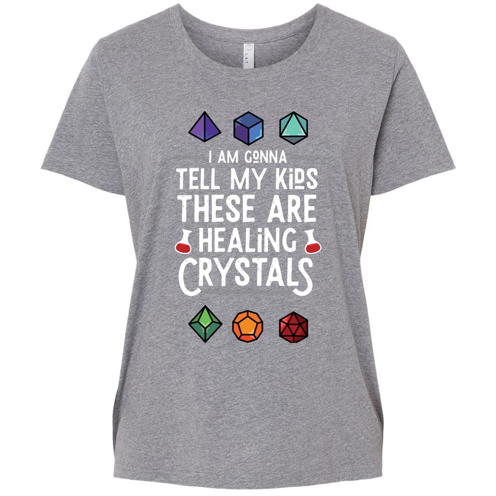 Ladies Curvy Jersey - 9Z6TL5R8 - Granite Heather - 9