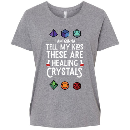 Ladies Curvy Jersey - 9Z6TL5R8 - Granite Heather - 9