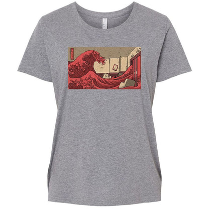 Ladies Curvy Jersey - A38MK3V9 - Granite Heather - 9