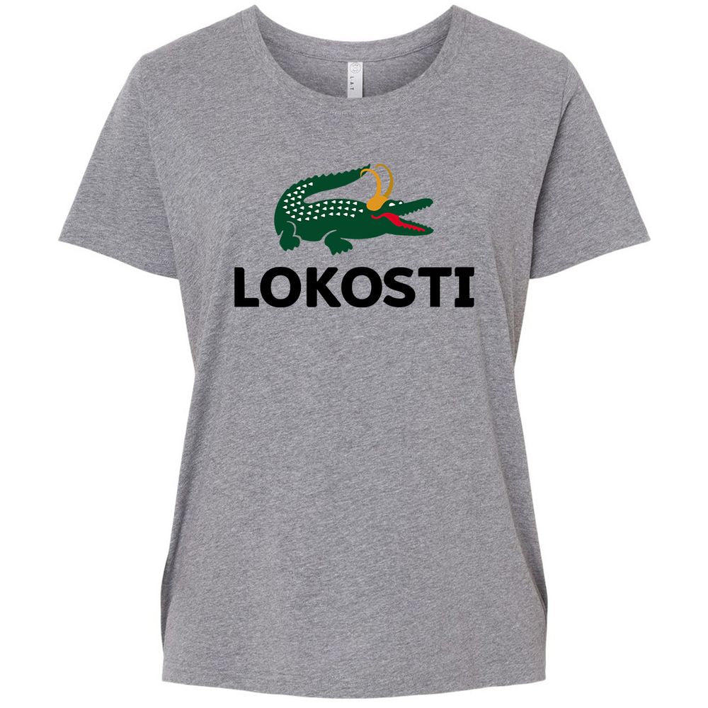 Ladies Curvy Jersey - UBZMNYLQ - Granite Heather - 9