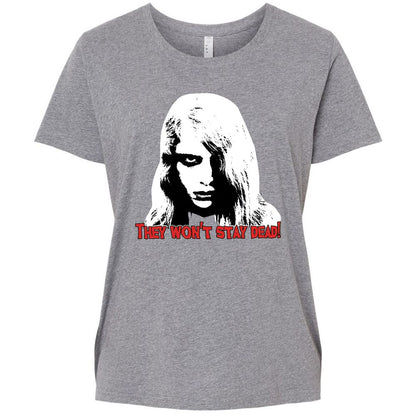 Ladies Curvy Jersey - JY9WHW1R - Granite Heather - 9