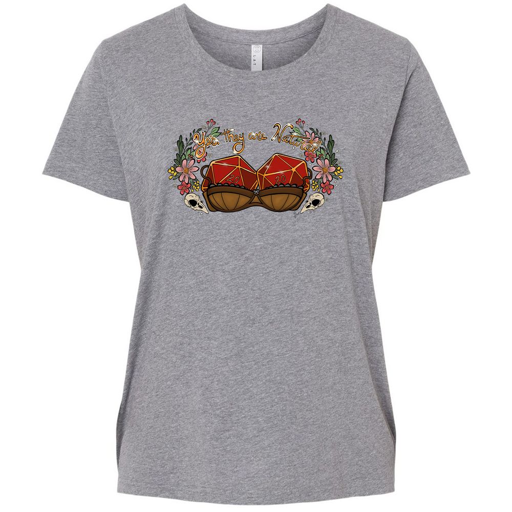 Ladies Curvy Jersey - A1S7LCDT - Granite Heather - 9