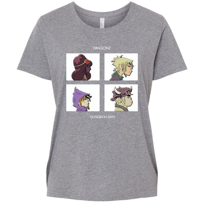 Ladies Curvy Jersey - 4PDUQK5Q - Granite Heather - 9