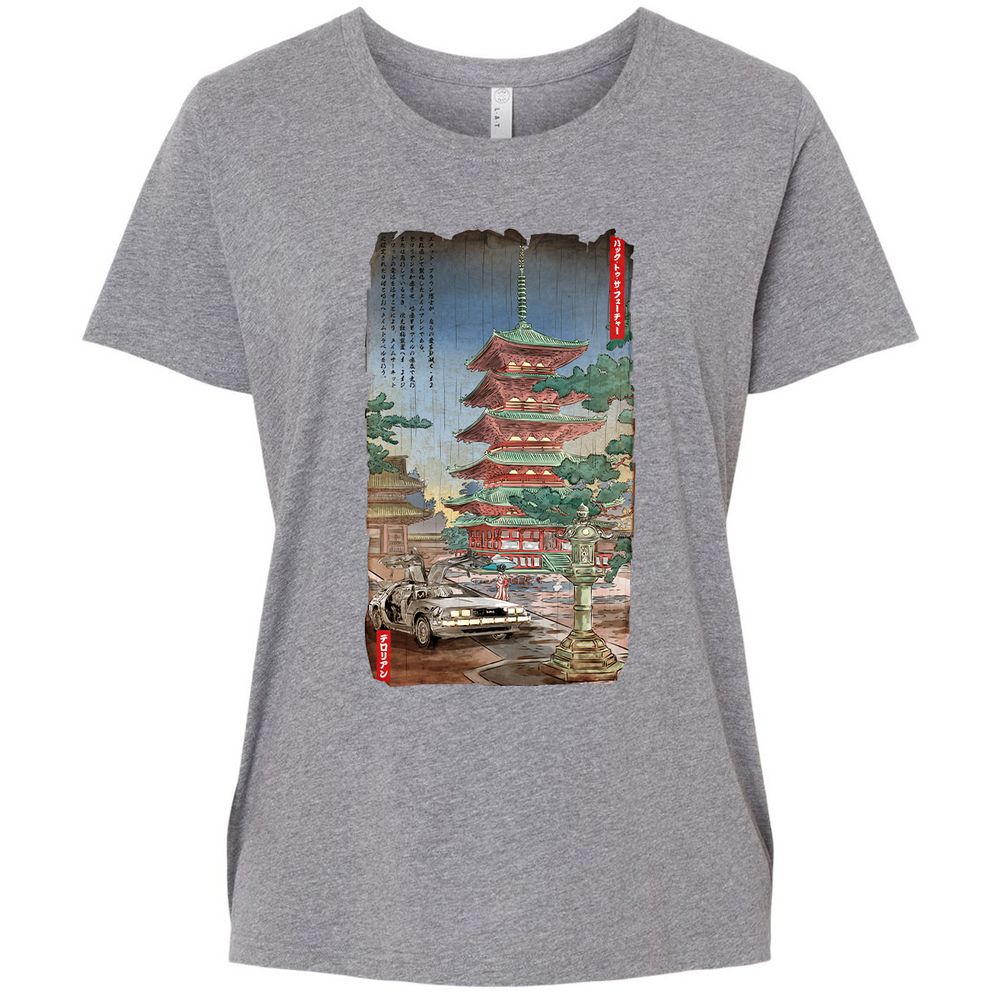 Ladies Curvy Jersey - 877KQZD7 - Granite Heather - 9