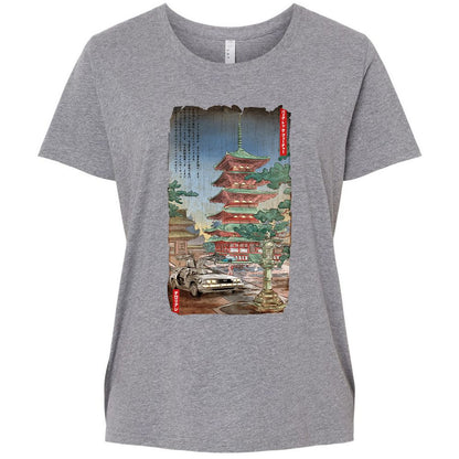 Ladies Curvy Jersey - 877KQZD7 - Granite Heather - 9