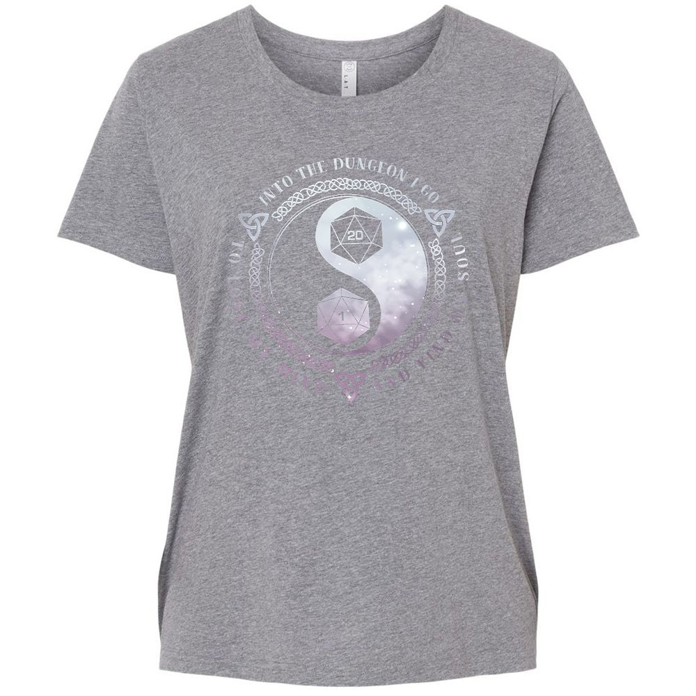 Ladies Curvy Jersey - GKKT5F8L - Granite Heather - 9