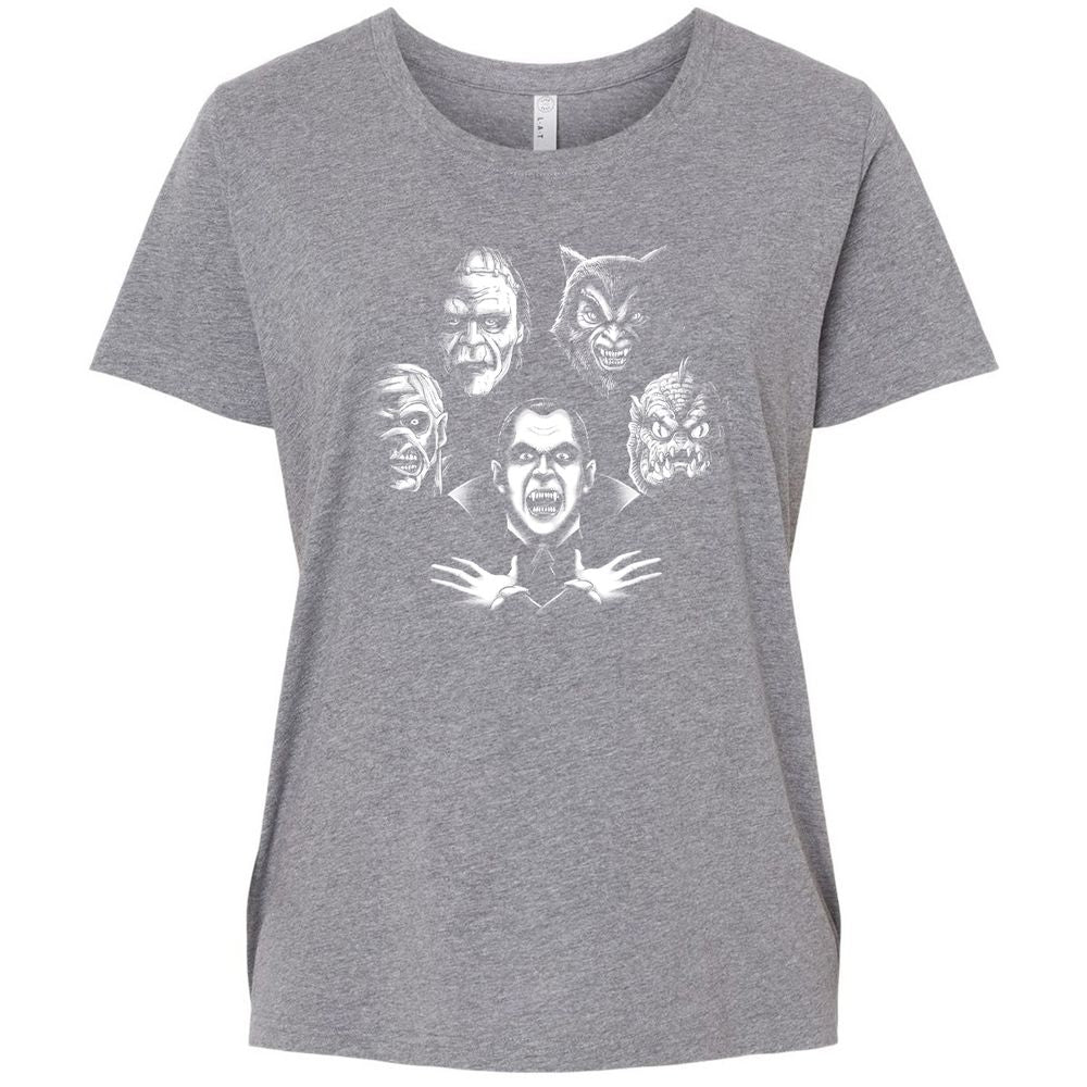 Ladies Curvy Jersey - 9KJF8ZGG - Granite Heather - 9