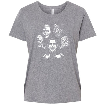 Ladies Curvy Jersey - 9KJF8ZGG - Granite Heather - 9