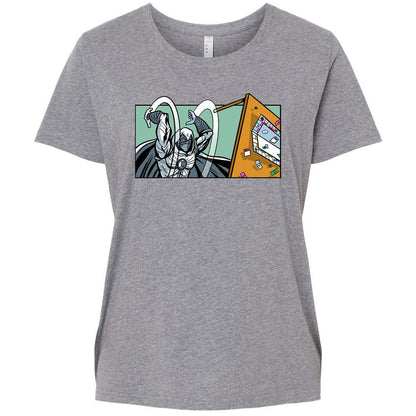 Ladies Curvy Jersey - NBKN6UG8 - Granite Heather - 9