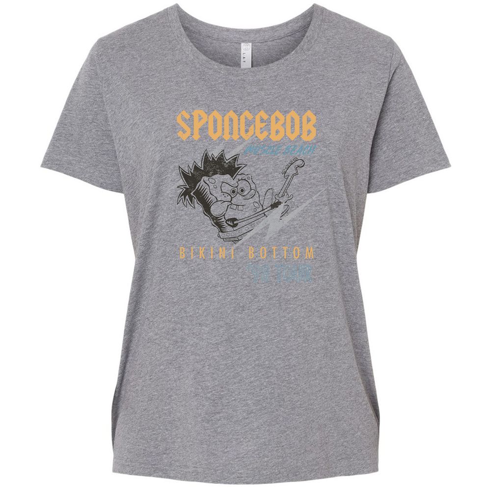 Ladies Curvy Jersey - YM844943 - Granite Heather - 9