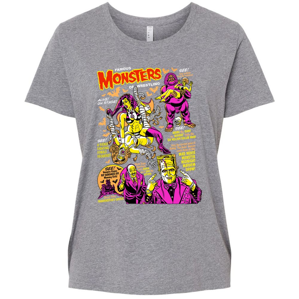 Ladies Curvy Jersey - ULB7TH63 - Granite Heather - 9