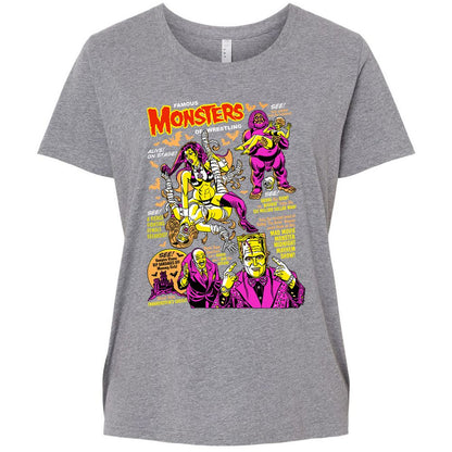 Ladies Curvy Jersey - ULB7TH63 - Granite Heather - 9