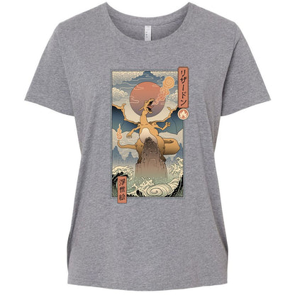 Ladies Curvy Jersey - TFXCNJDC - Granite Heather - 9