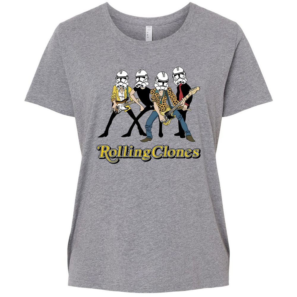 Ladies Curvy Jersey - NTVUZLFP - Granite Heather - 9