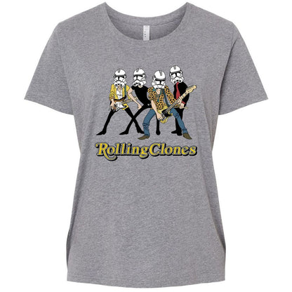 Ladies Curvy Jersey - NTVUZLFP - Granite Heather - 9