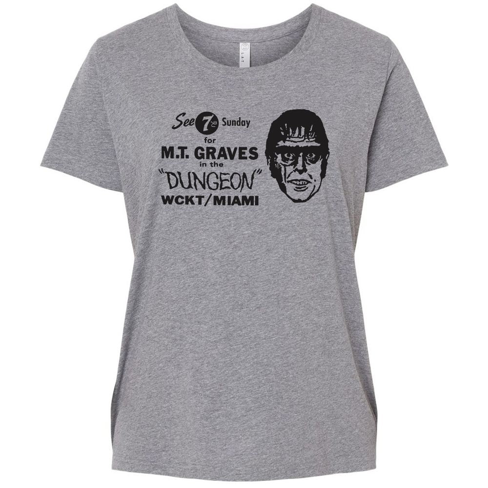 Ladies Curvy Jersey - J18TBPVU - Granite Heather - 9