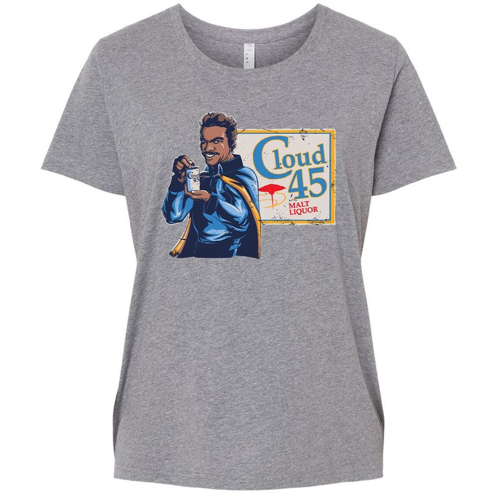 Ladies Curvy Jersey - 6D6GEHXJ - Granite Heather - 9