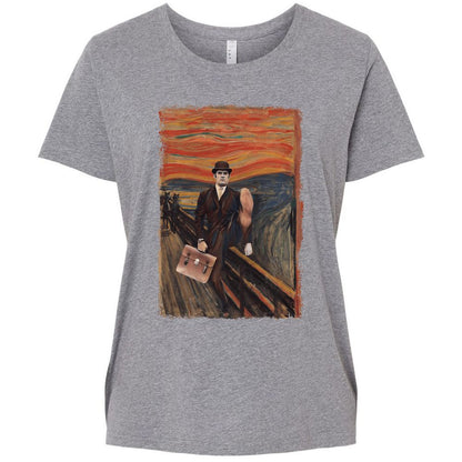 Ladies Curvy Jersey - G4DL6YJW - Granite Heather - 9