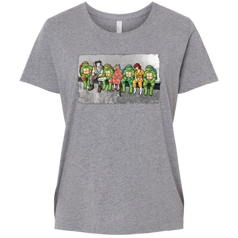 Ladies Curvy Jersey - NWA4XZVE - Granite Heather - 9