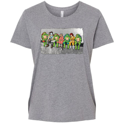 Ladies Curvy Jersey - NWA4XZVE - Granite Heather - 9