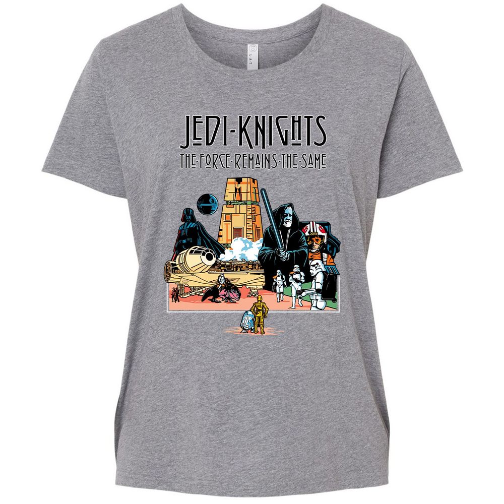 Ladies Curvy Jersey - LWCGJELQ - Granite Heather - 9