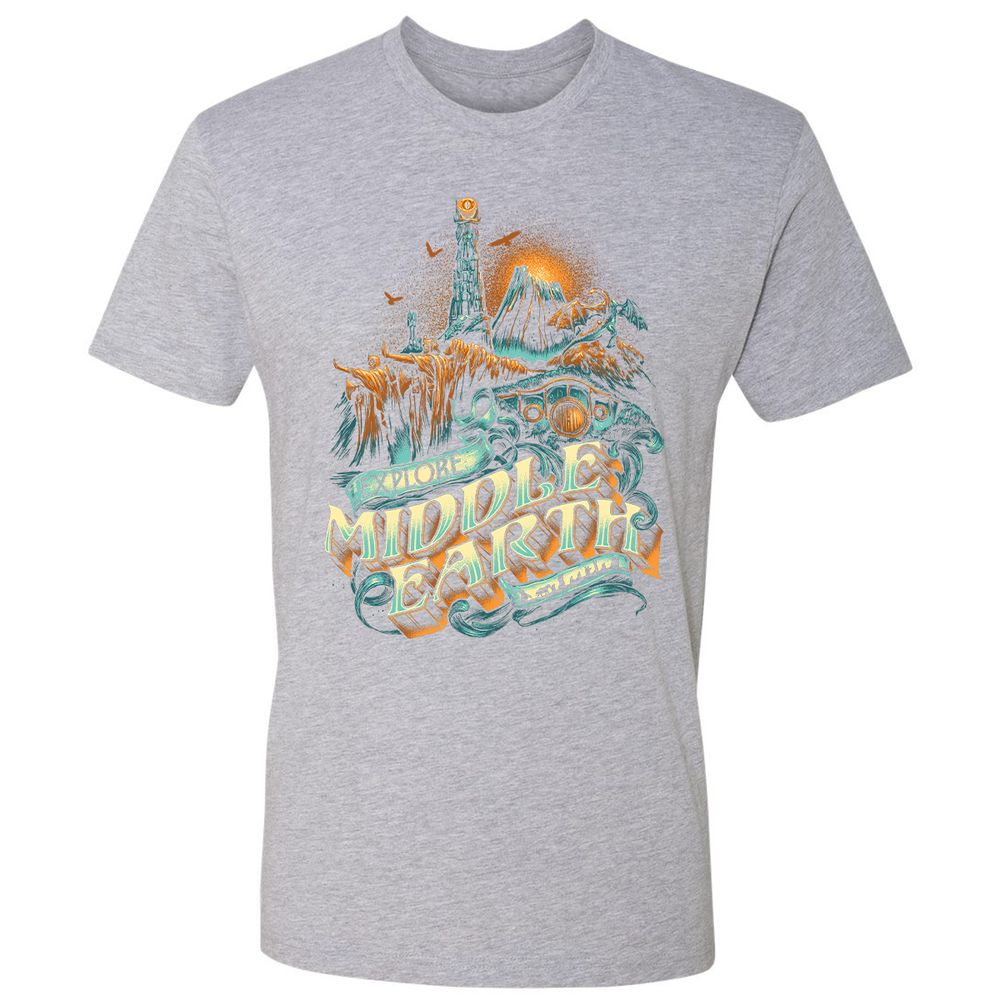 Premium Unisex T-Shirt - Y38P6EW3 - Heather Grey - 9