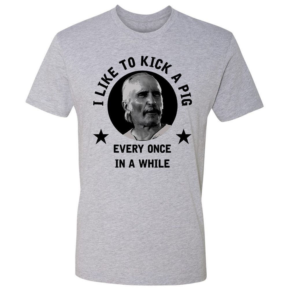 I like to kick a pig - Heather Grey - 9