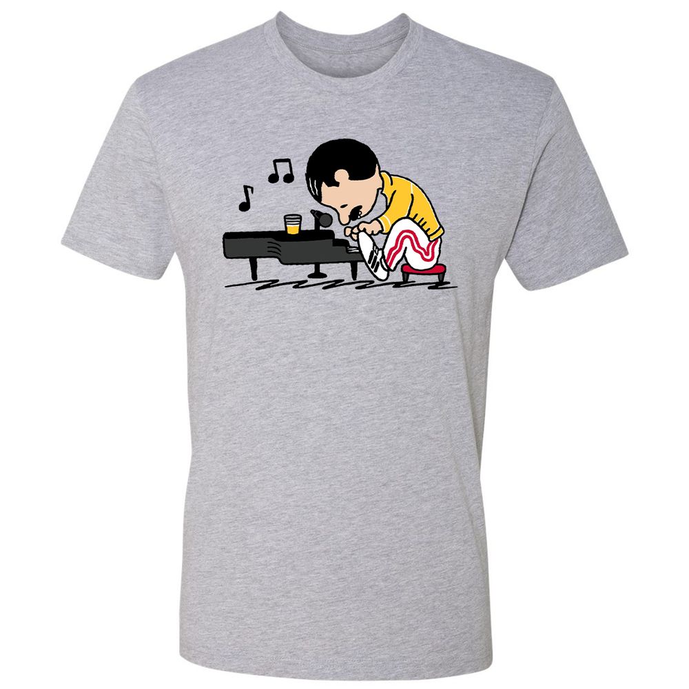 Premium Unisex T-Shirt - F4DMSUVH - Heather Grey - 9
