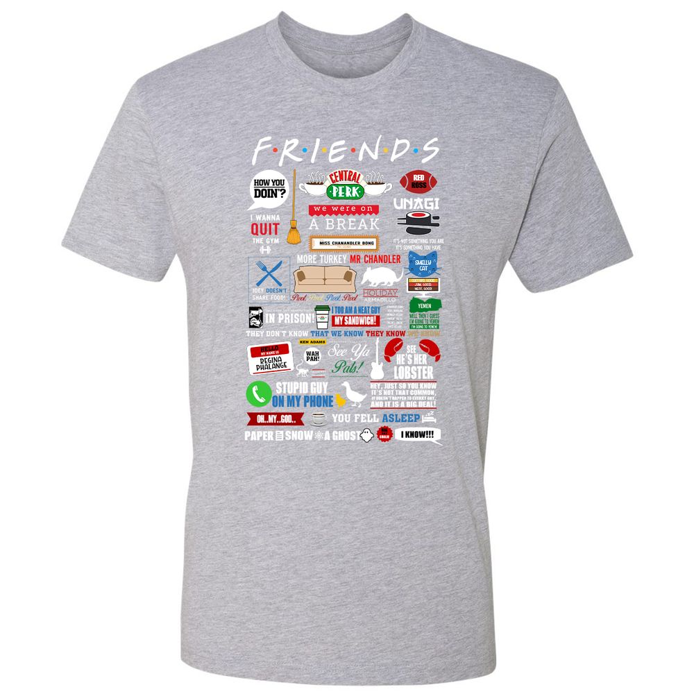Premium Unisex T-Shirt - 4183WHJ3 - Heather Grey - 9