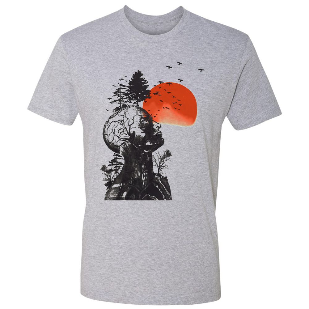 Premium Unisex T-Shirt - 1EX178QX - Heather Grey - 9