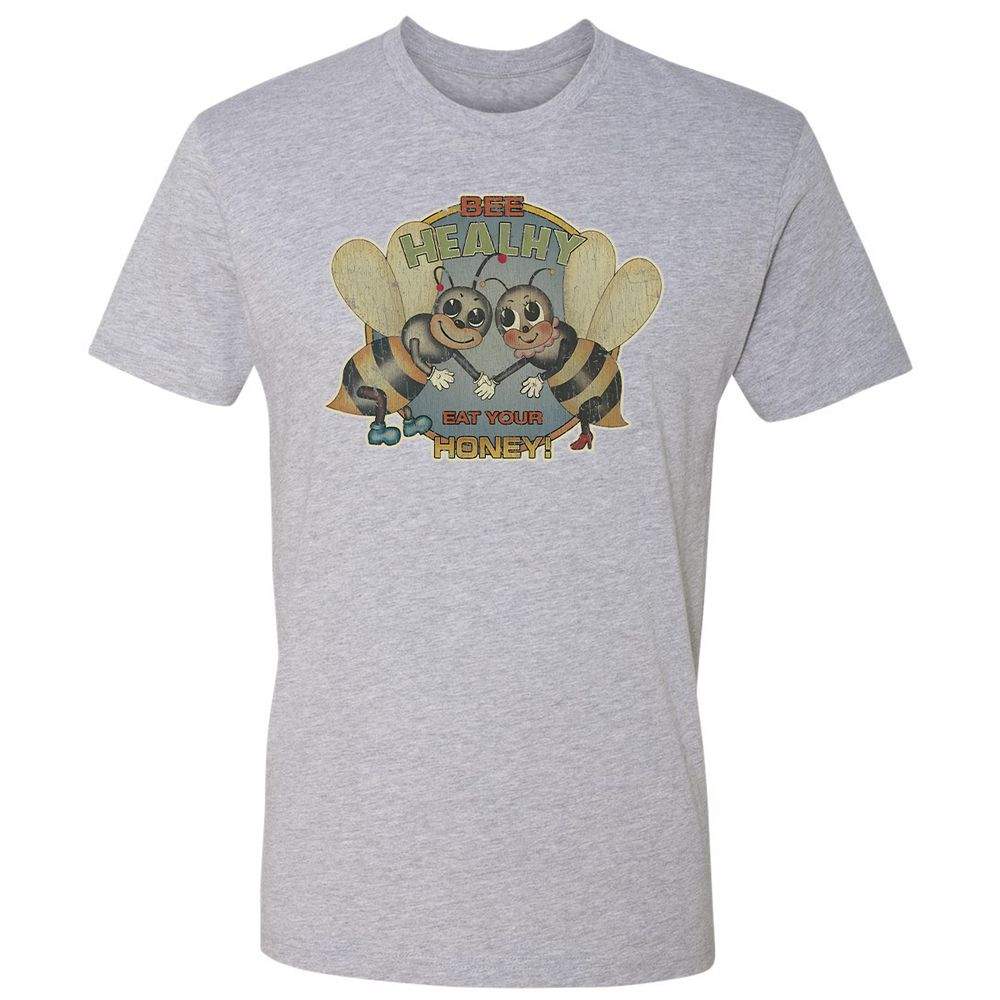 Bee Healthy Eat Your Honey - Heather Grey - 9