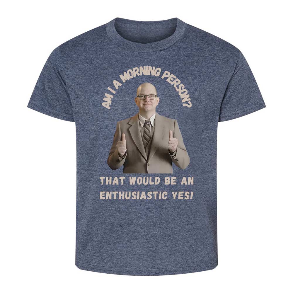 Kids T-Shirt - T9GU3R7P - Heather Navy - 9