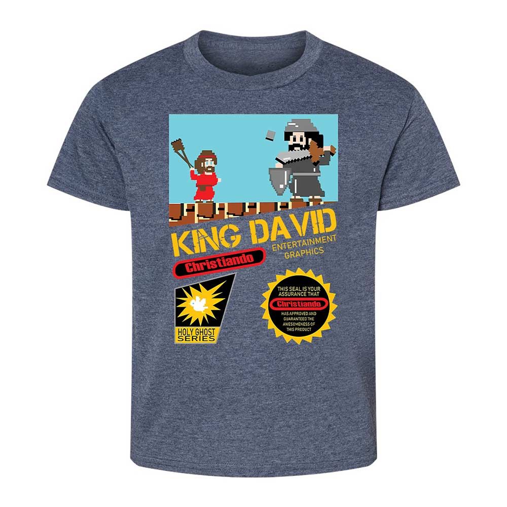 David Vs Goliath Cool Christian - Heather Navy - 9
