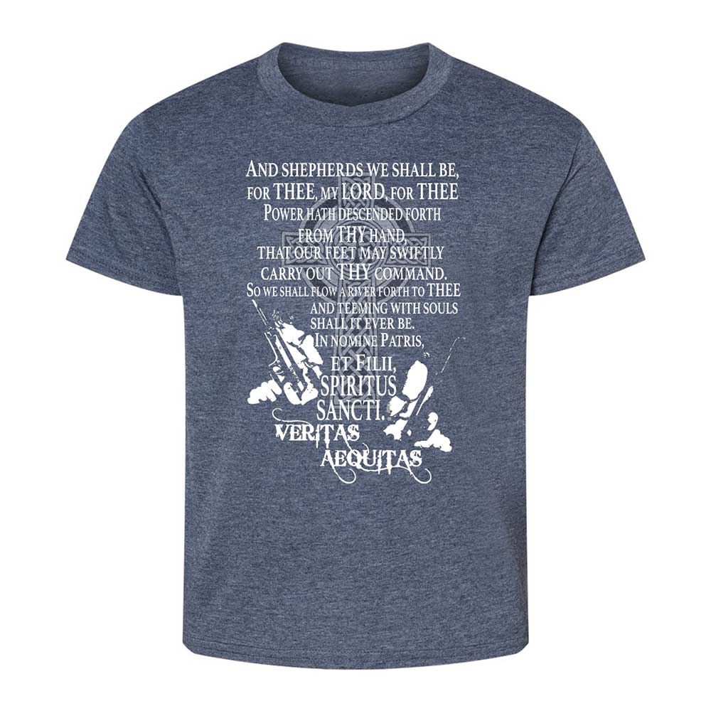Kids T-Shirt - 8P1GY74K - Heather Navy - 9