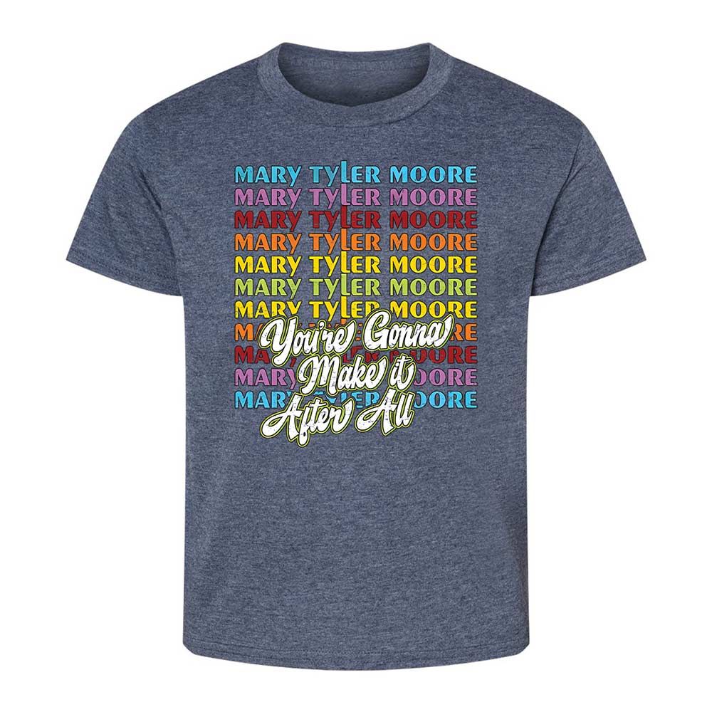 Kids T-Shirt - 8YDDG4BU - Heather Navy - 9