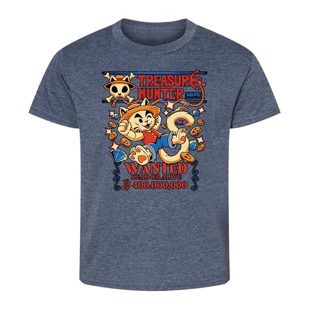 Kids T-Shirt - C8E7F1JP - Heather Navy - 9