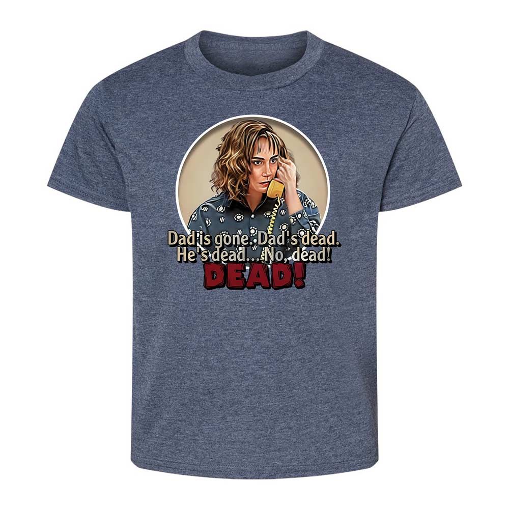 Kids T-Shirt - 3FSU69BW - Heather Navy - 9