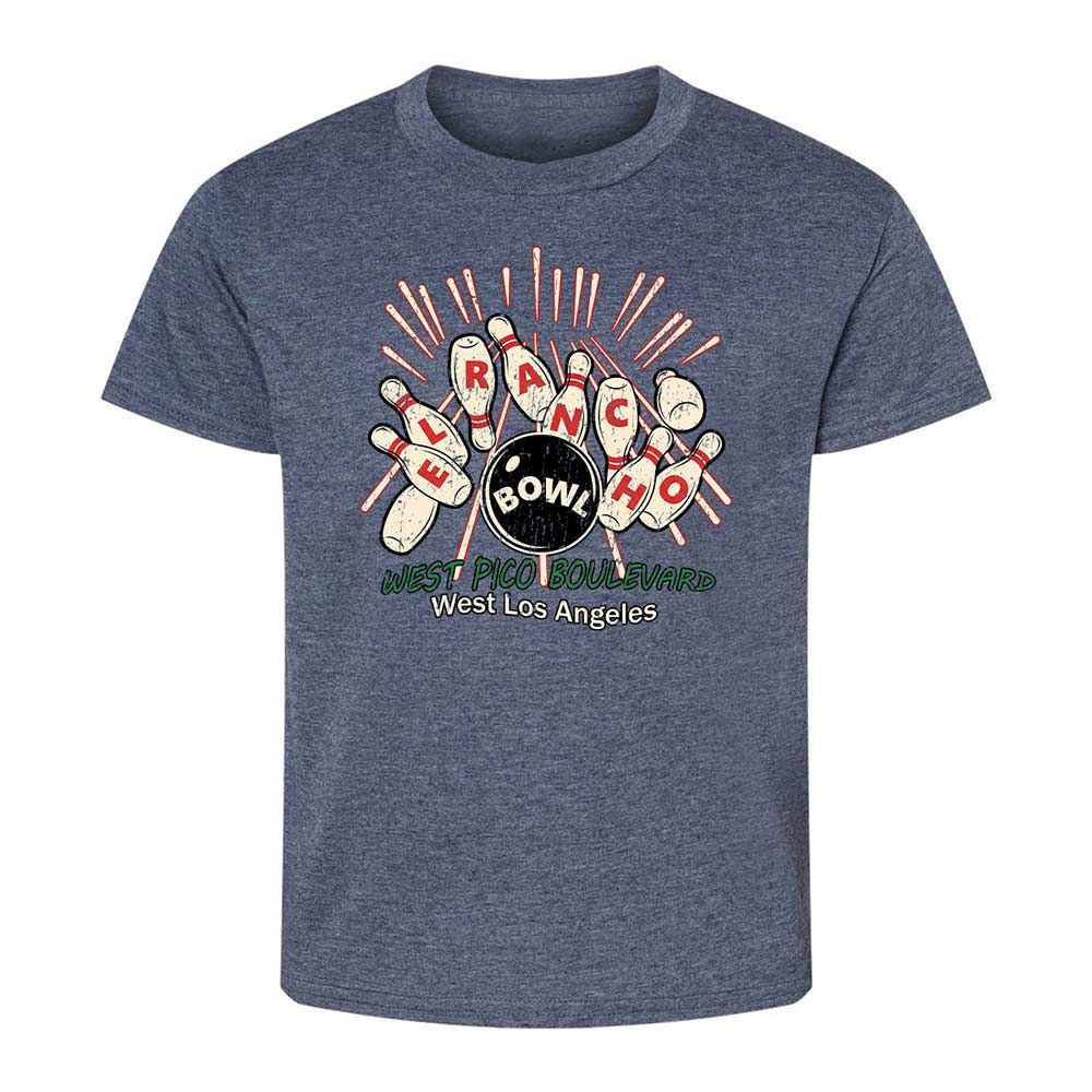 Kids T-Shirt - YH5SJZVW - Heather Navy - 9