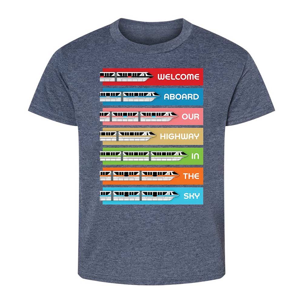 Kids T-Shirt - Black - Heather Navy - 9