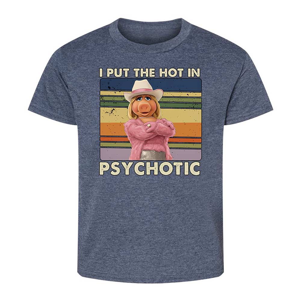 Kids T-Shirt - 75ELT625 - Heather Navy - 9