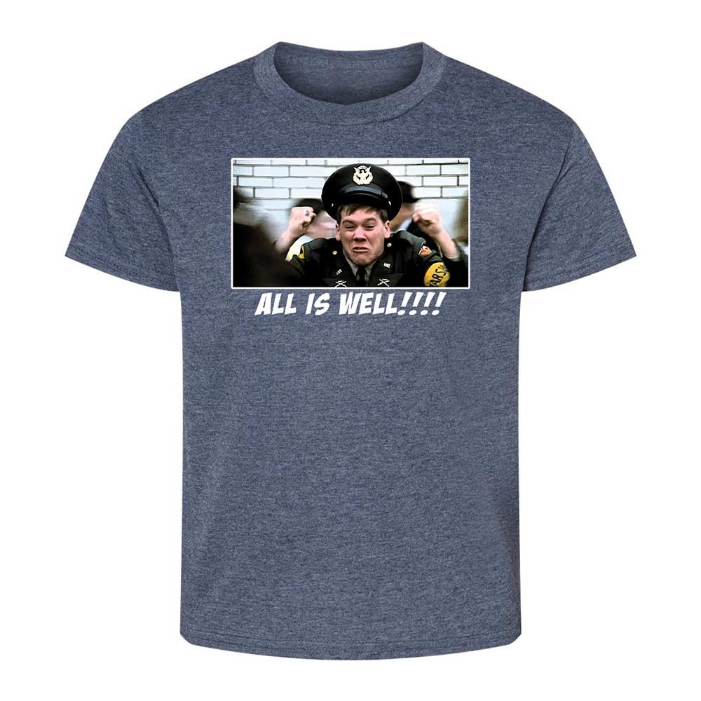 Kids T-Shirt - 17ZPZSSV - Heather Navy - 9
