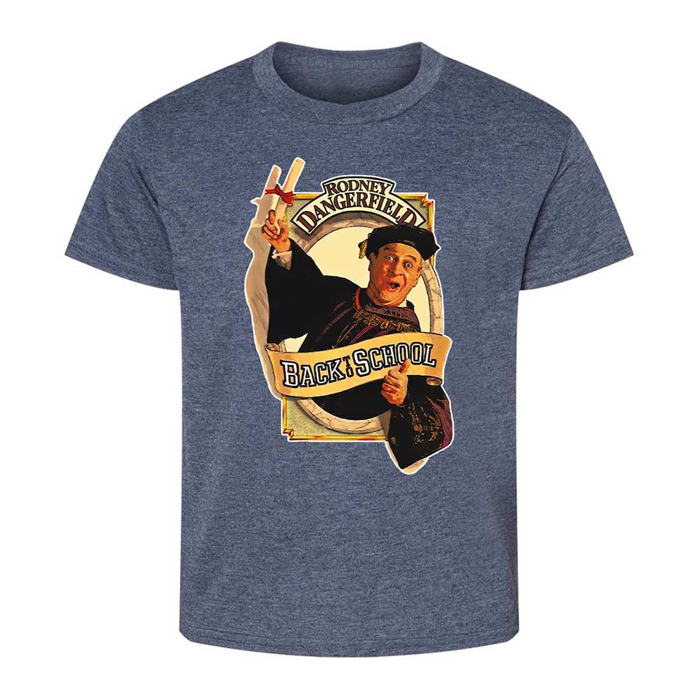 Kids T-Shirt - 6RYDGYGR - Heather Navy - 9