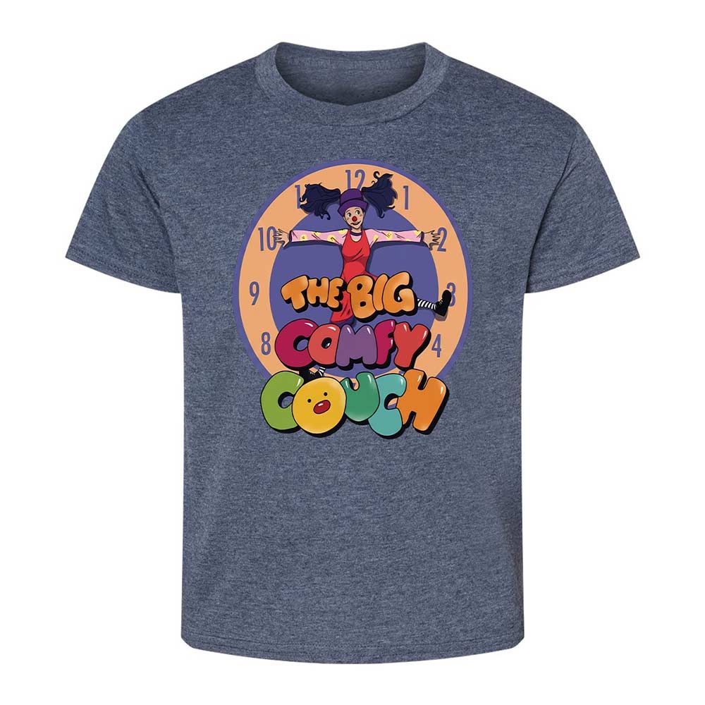 Kids T-Shirt - YP9U4ZDM - Heather Navy - 9