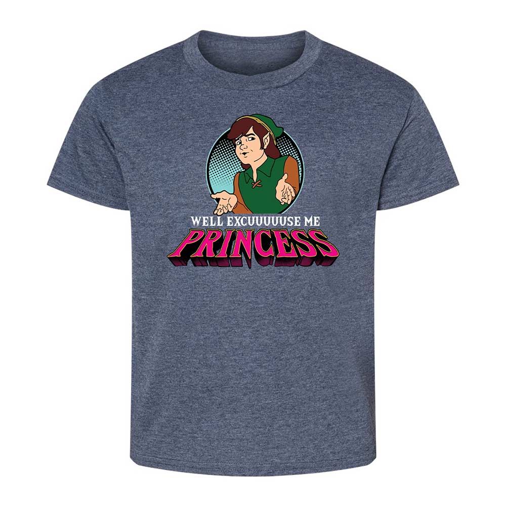 Kids T-Shirt - RUNH7NVE - Heather Navy - 9