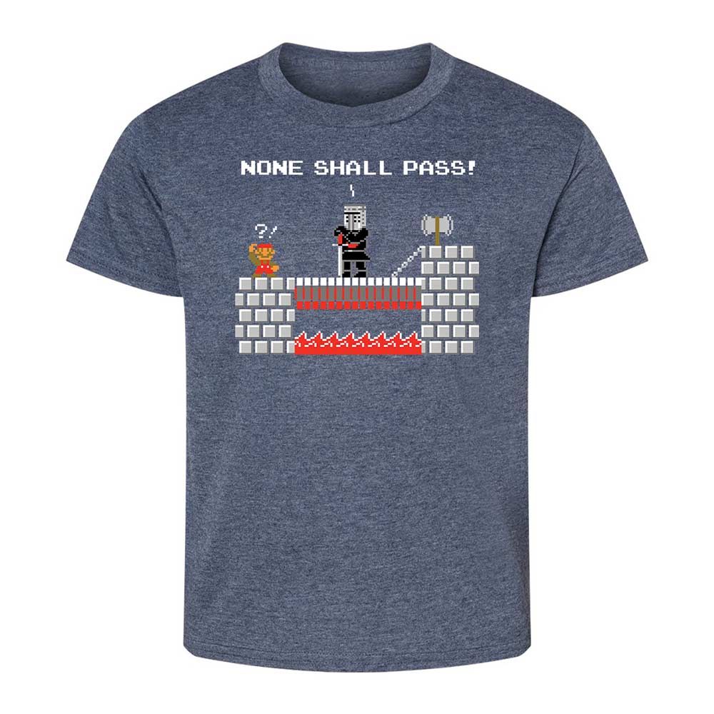 No Plumbers Shall Pass - Heather Navy - 9