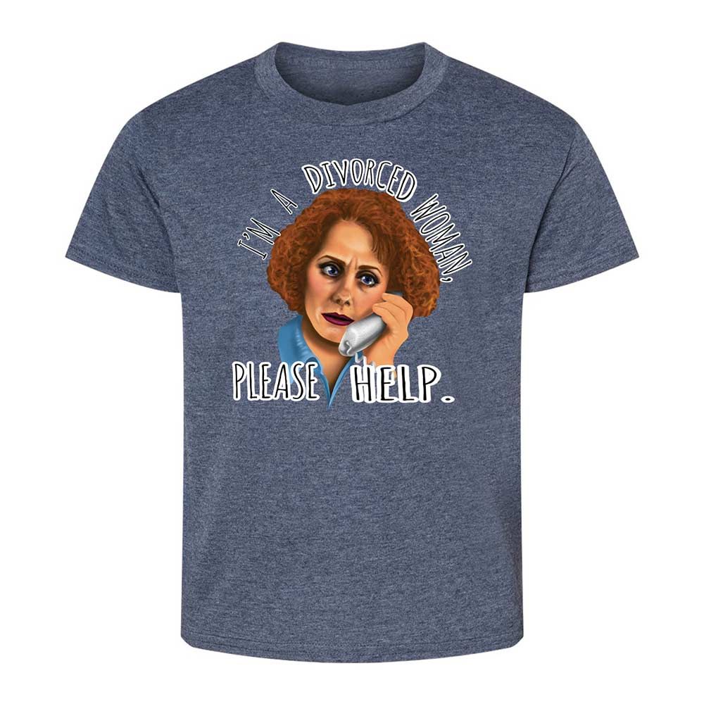 Kids T-Shirt - TYMSR3D3 - Heather Navy - 9