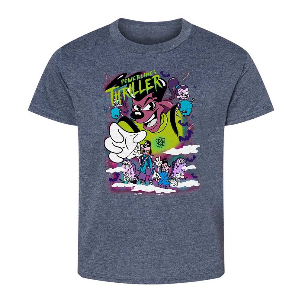 Vintage Pop Cartoon Horror Mashup - Heather Navy - 9