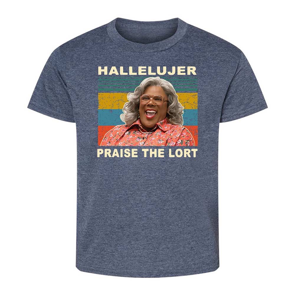 Hallelujer Praise The Lort - Heather Navy - 9