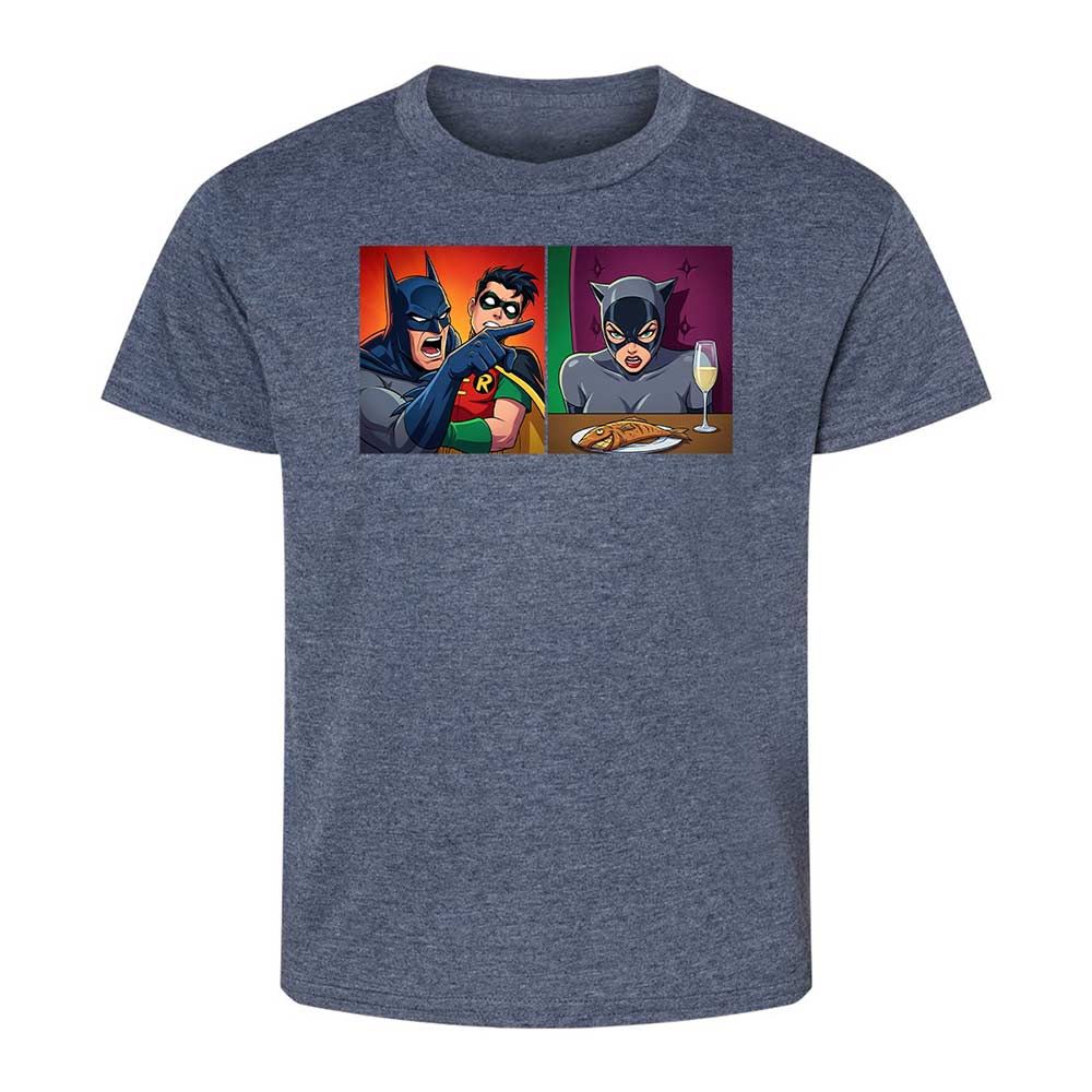 Bat Yelling at Catwoman - Heather Navy - 9
