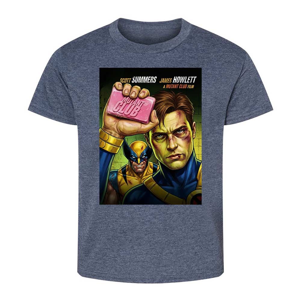 Kids T-Shirt - YFNPFS1K - Heather Navy - 9